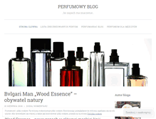 Tablet Screenshot of perfumowyblog.com